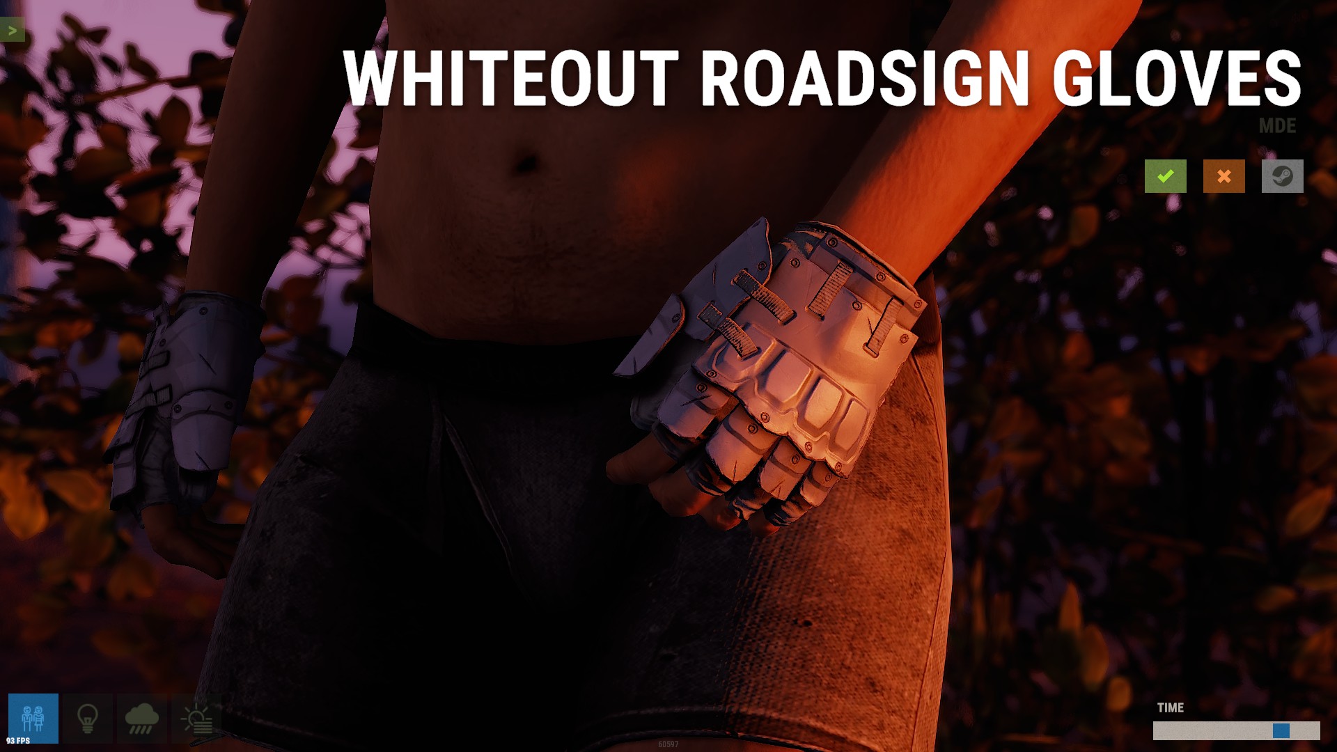 Whiteout Roadsign Gloves