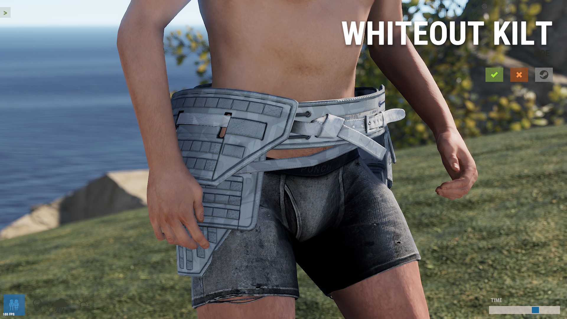 Whiteout Kilt