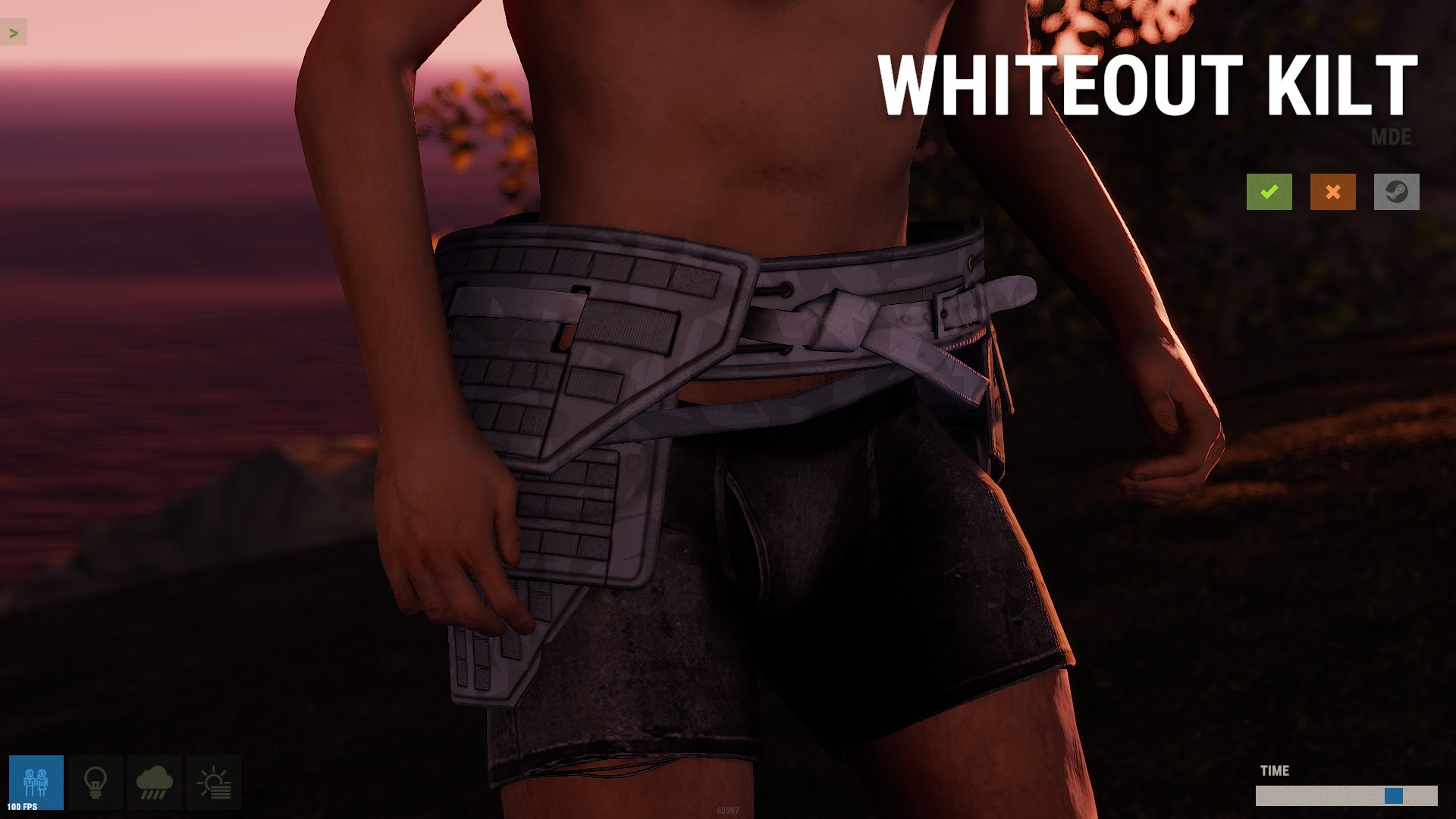 Whiteout Kilt