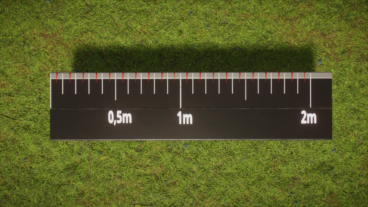 Ruler (5cm steps) by Haribo
