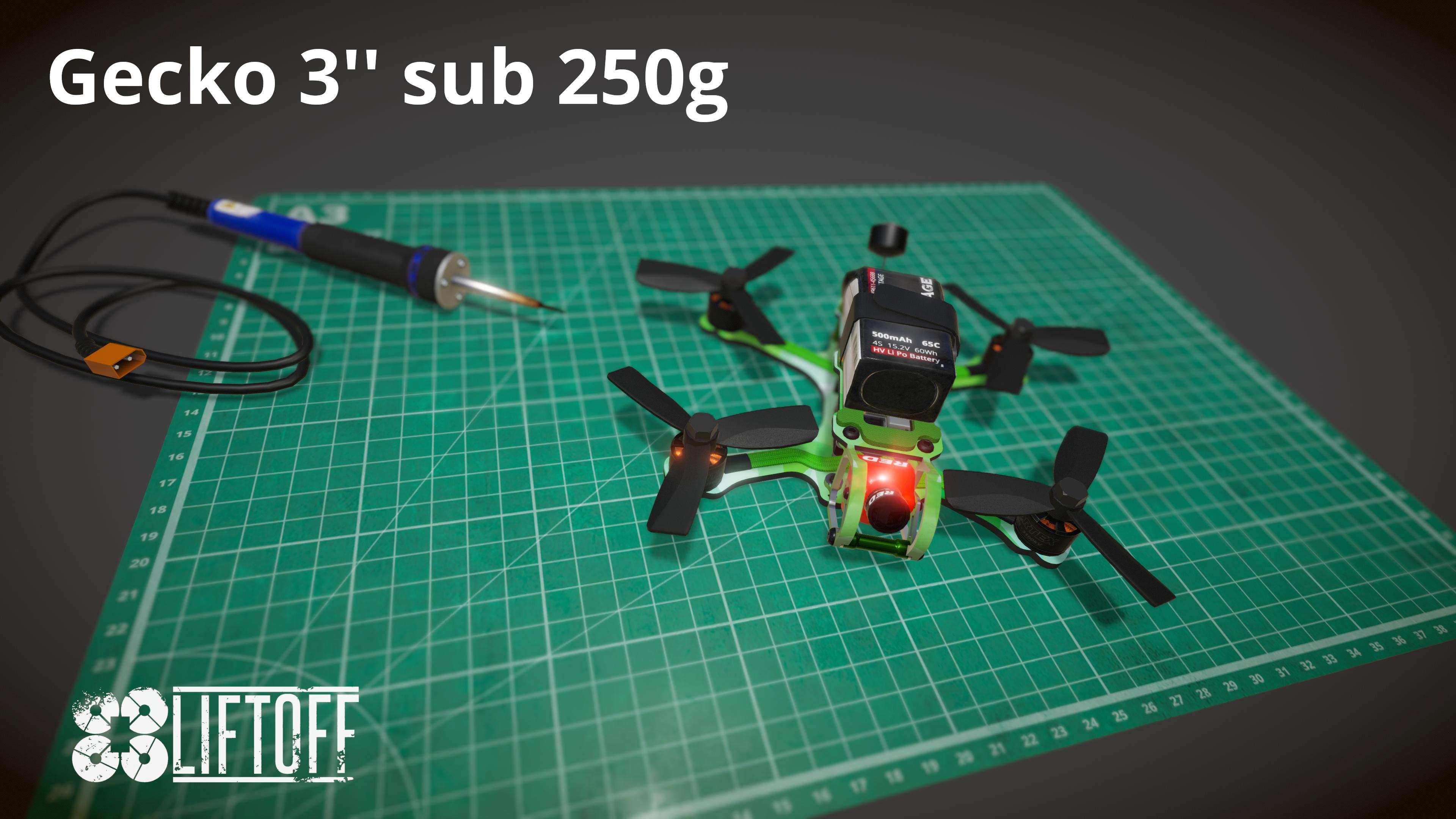 Gecko 3'' sub 250g