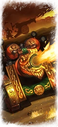 Double Flame cannon Range
