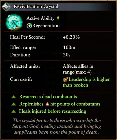 Passive Revivicatin Crystal