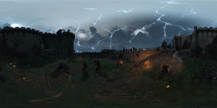 The Witcher 3 Battling the Hunt at Kaer Morhen