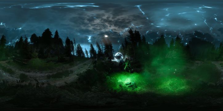 The Witcher 3 Closing portals in the woods