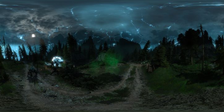 The Witcher 3 Wild Hunt in the Woods
