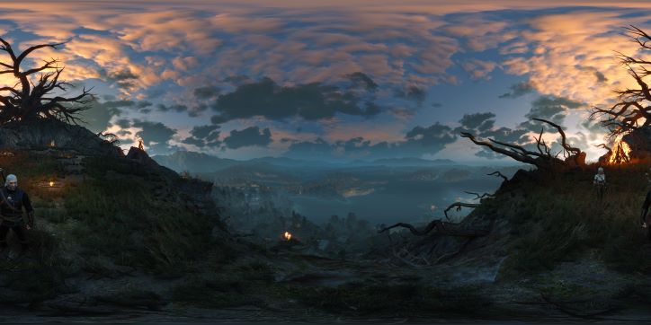 The Witcher 3 Bald Mountain Ciri and Geralt