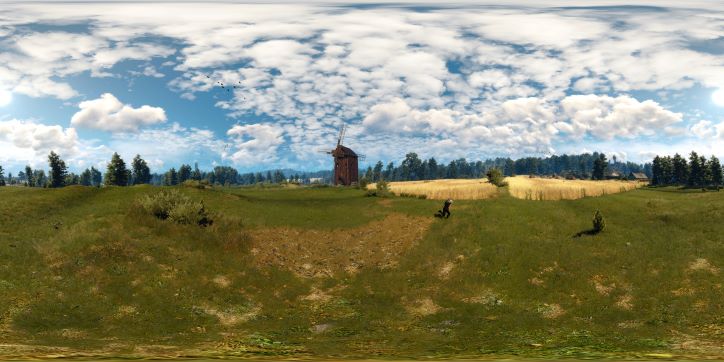 The Witcher 3 Dancing Windmill