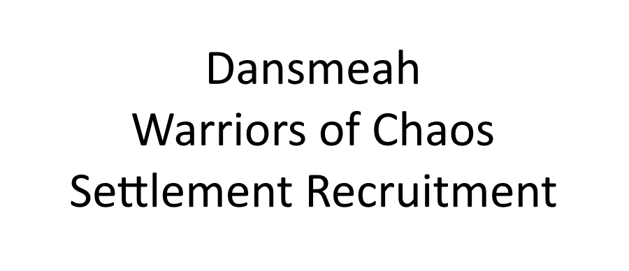 dansmeah warriors of chaos recruitment