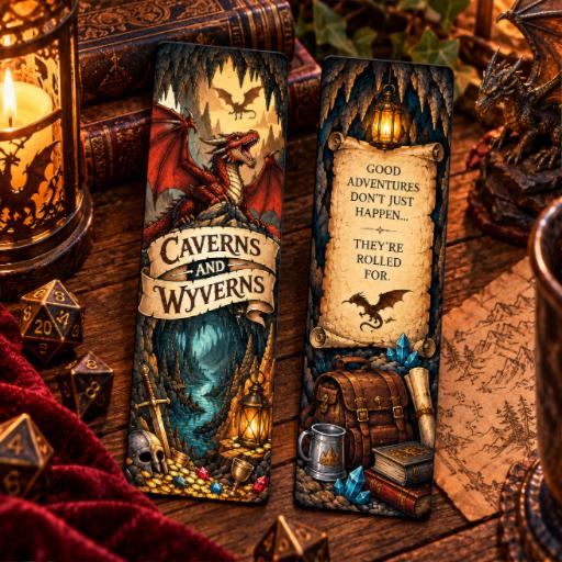 Caverns and Wyverns Bookmark 1 preview
