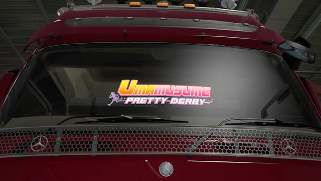 Uma Musume: Pretty Derby Window Sticker for Mercedes Actros MP4