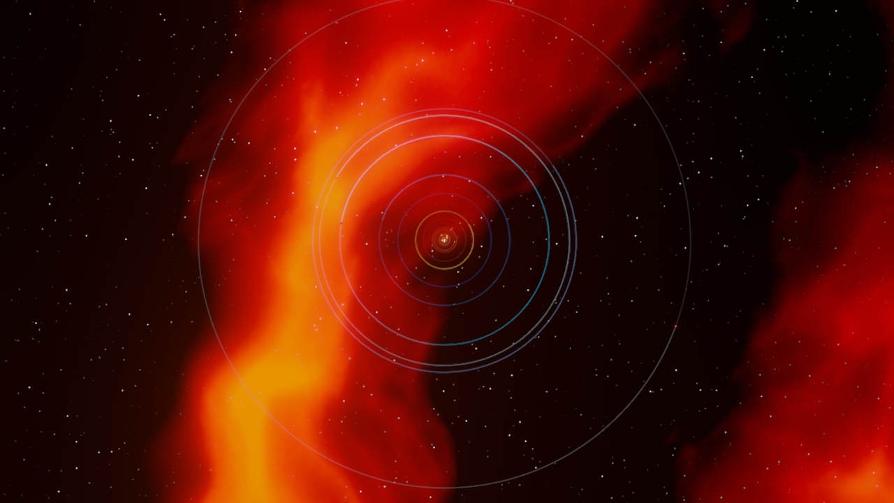 Solar System 4.540 Billion Years Ago