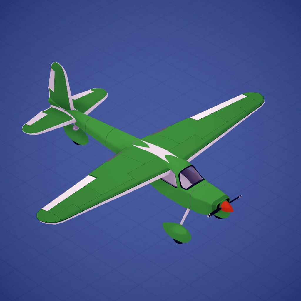 Single prop plane