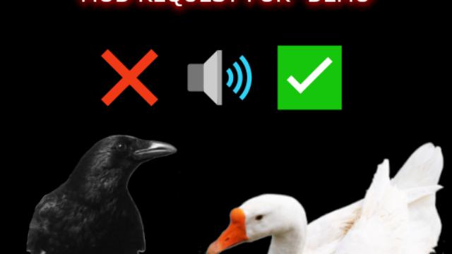 DUCK SOUNDS, CROW REPLACEMENT MOD REQUEST FOR DEMO. preview