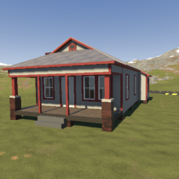 1900's small bungalow house