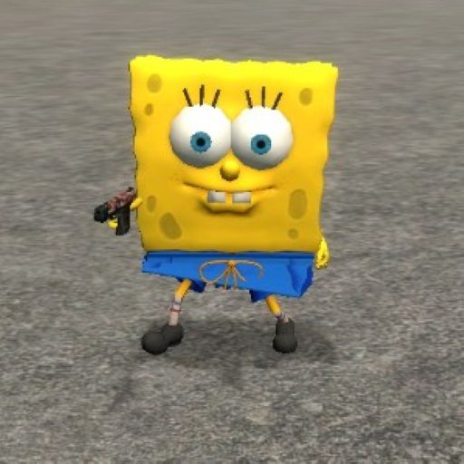 SpongeBob Ripped Pants Player Model & NPCs