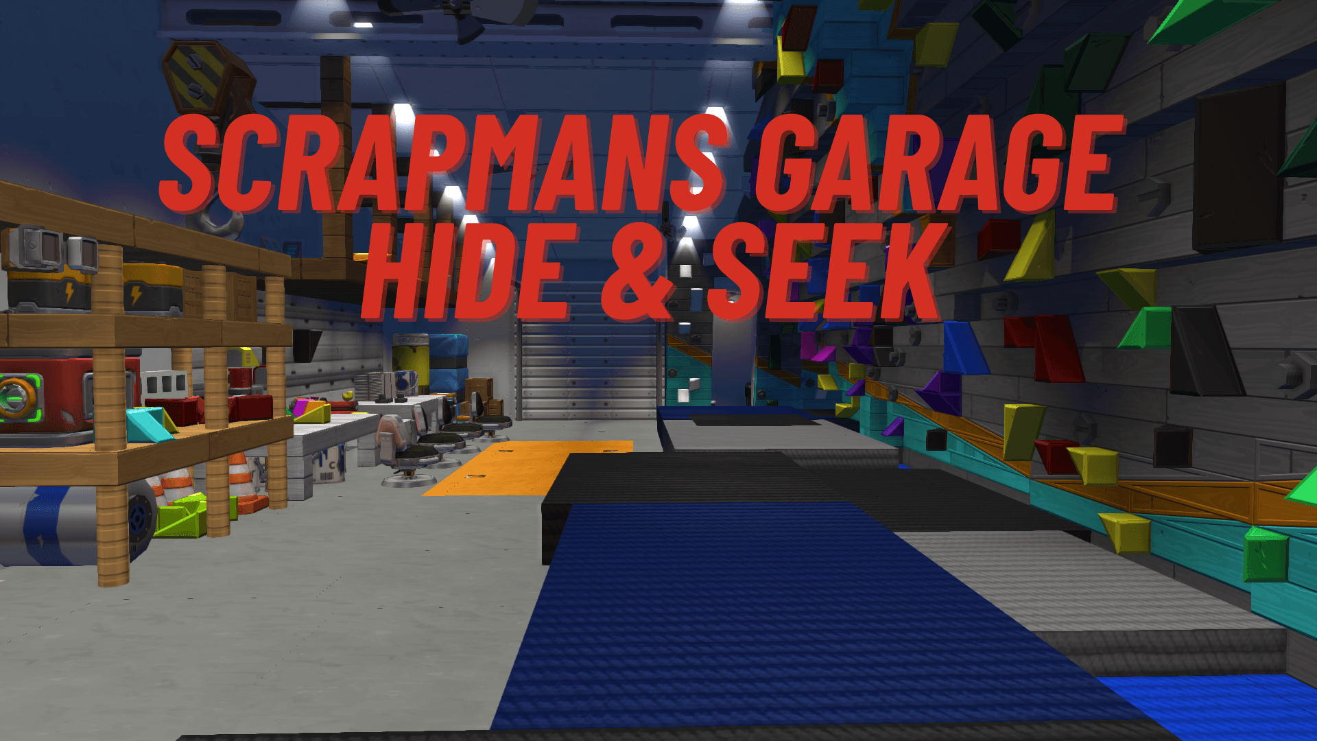 Hide & Seek in ScrapMan's garage