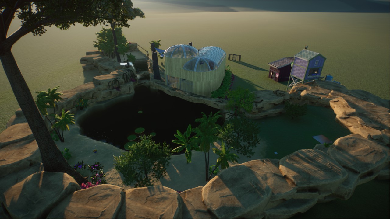 Aquatic Giant Otter Habitat