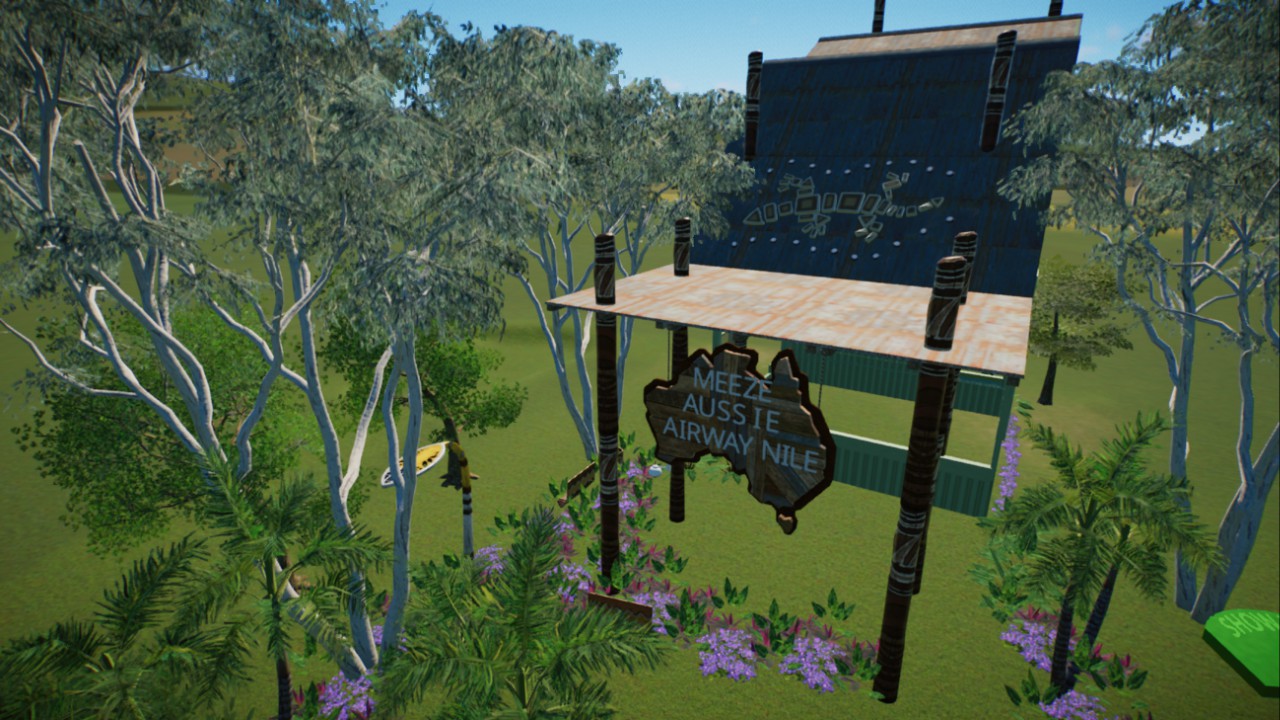 Australia Themed Gondola Station Shell