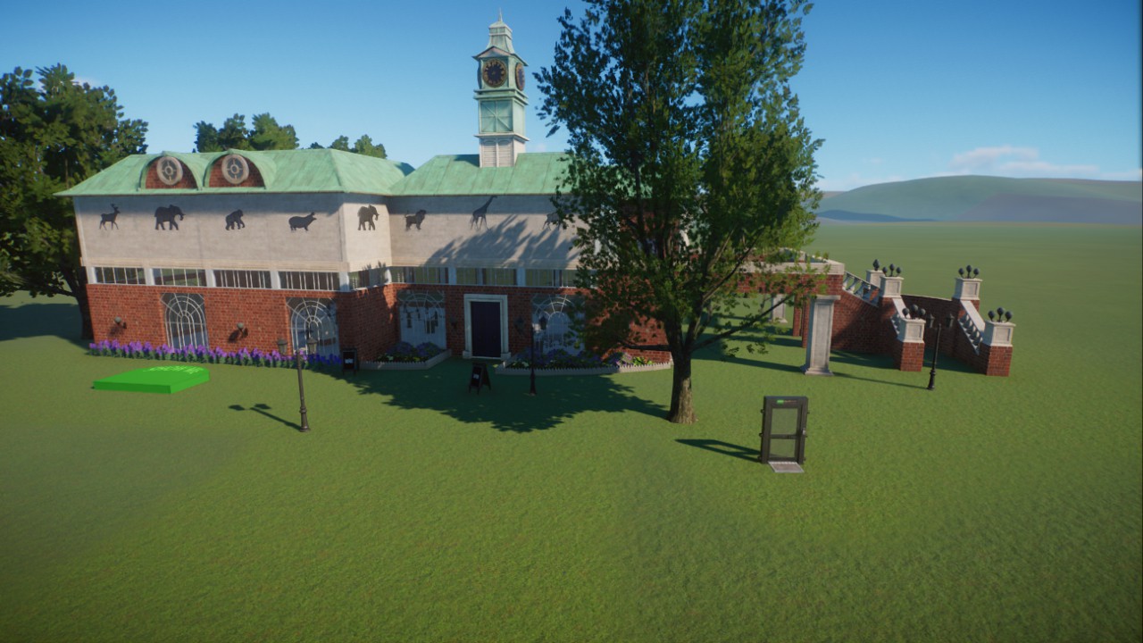 Classic Theme Train Station Shell and Shops