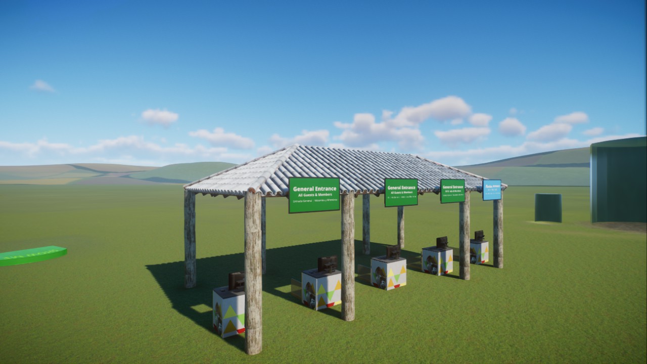 Zoo Entrance with Cover