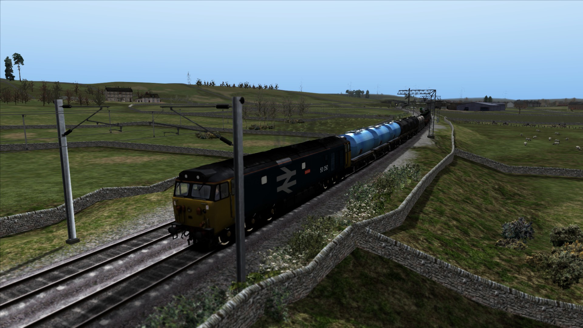 Class 50 Large Loco BR Black Roof Daily Freight Duties