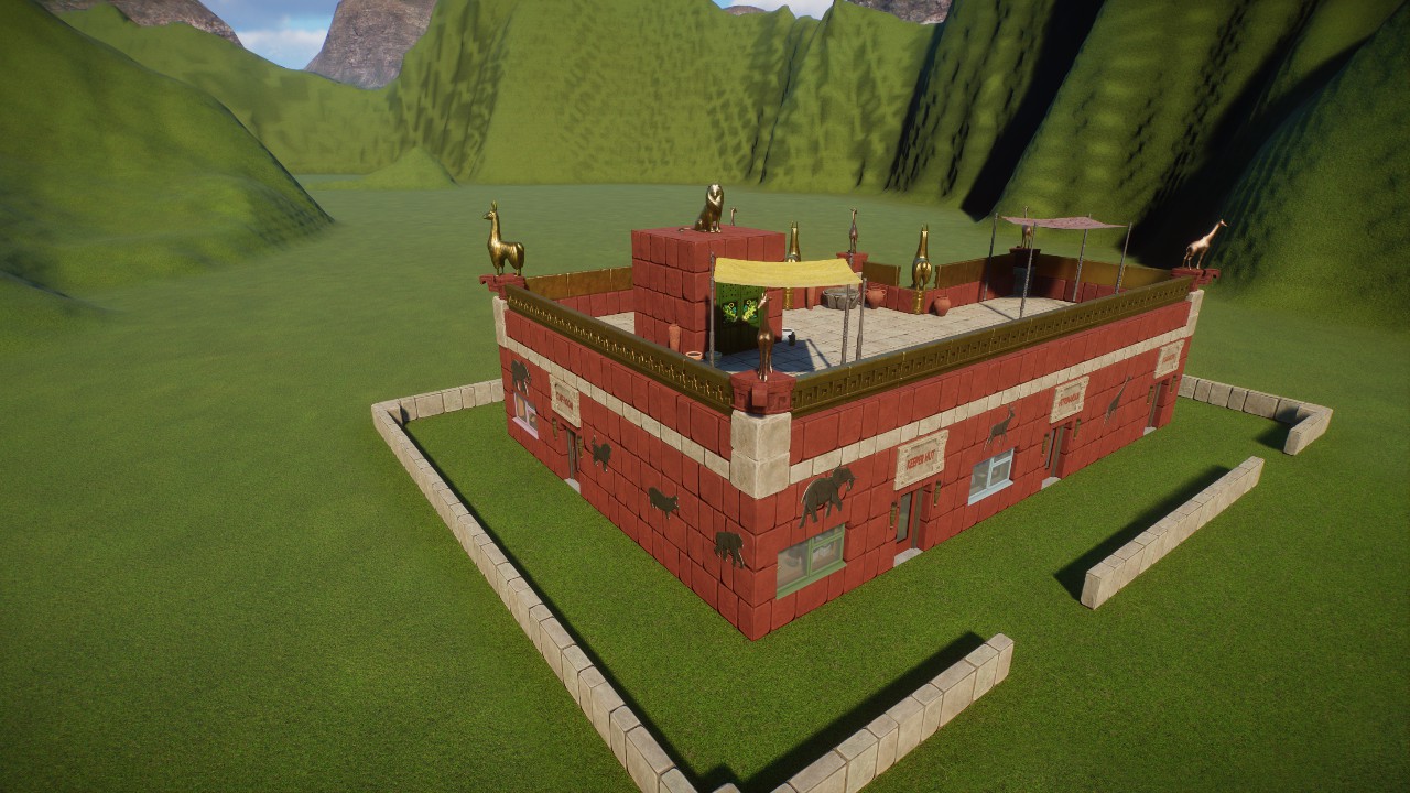 MAYAN Complete Complex Staff Room Keeper Hut Trader Vet and Quarantine