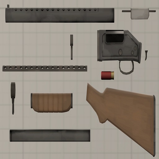 Team Fortress 2 Enhanced Trench Gun (Prop)