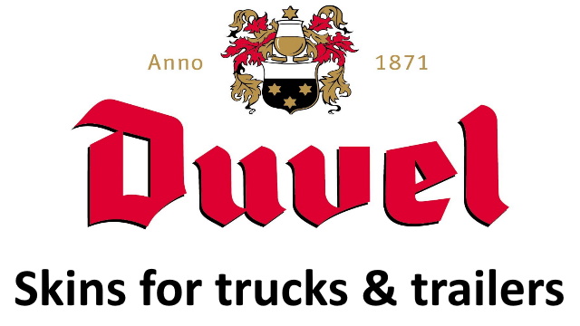 Duvel beer skin for trucks & trailers
