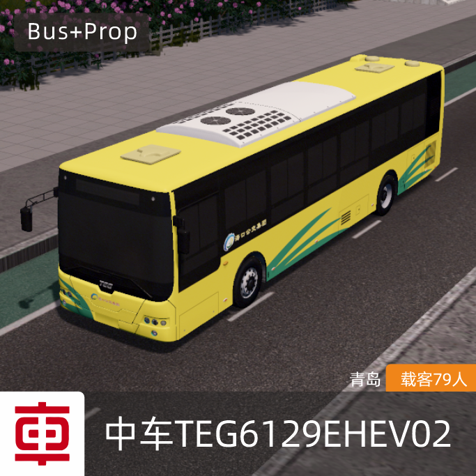 中车TEG6129EHEV02-海口 CRRC Bus Haikou China