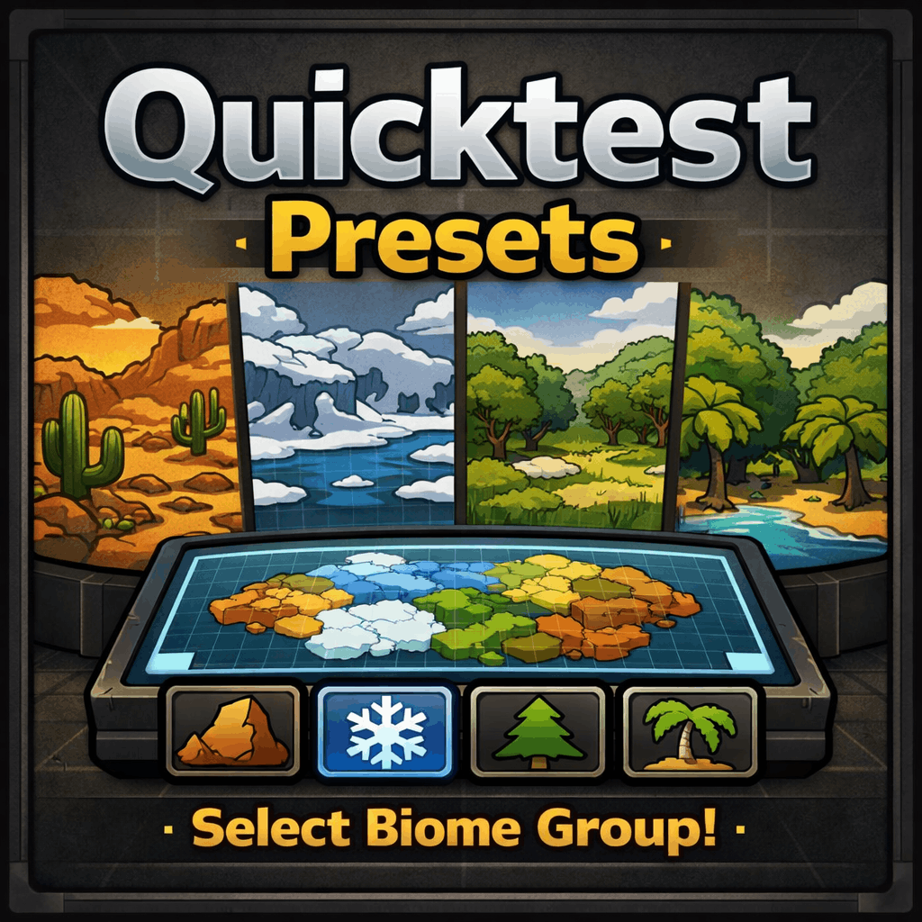 Dev Quicktest Presets
