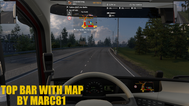 WILL NOT BE UPDATED! TOP BAR WITH MAP V2 preview