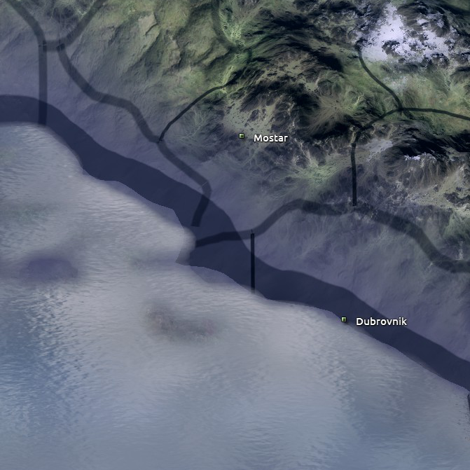 bosnia no longer landlockd