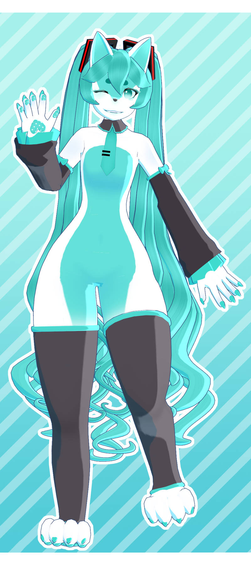 [MMD] Fursune Miku