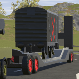 Low Loader Trailer - Rails