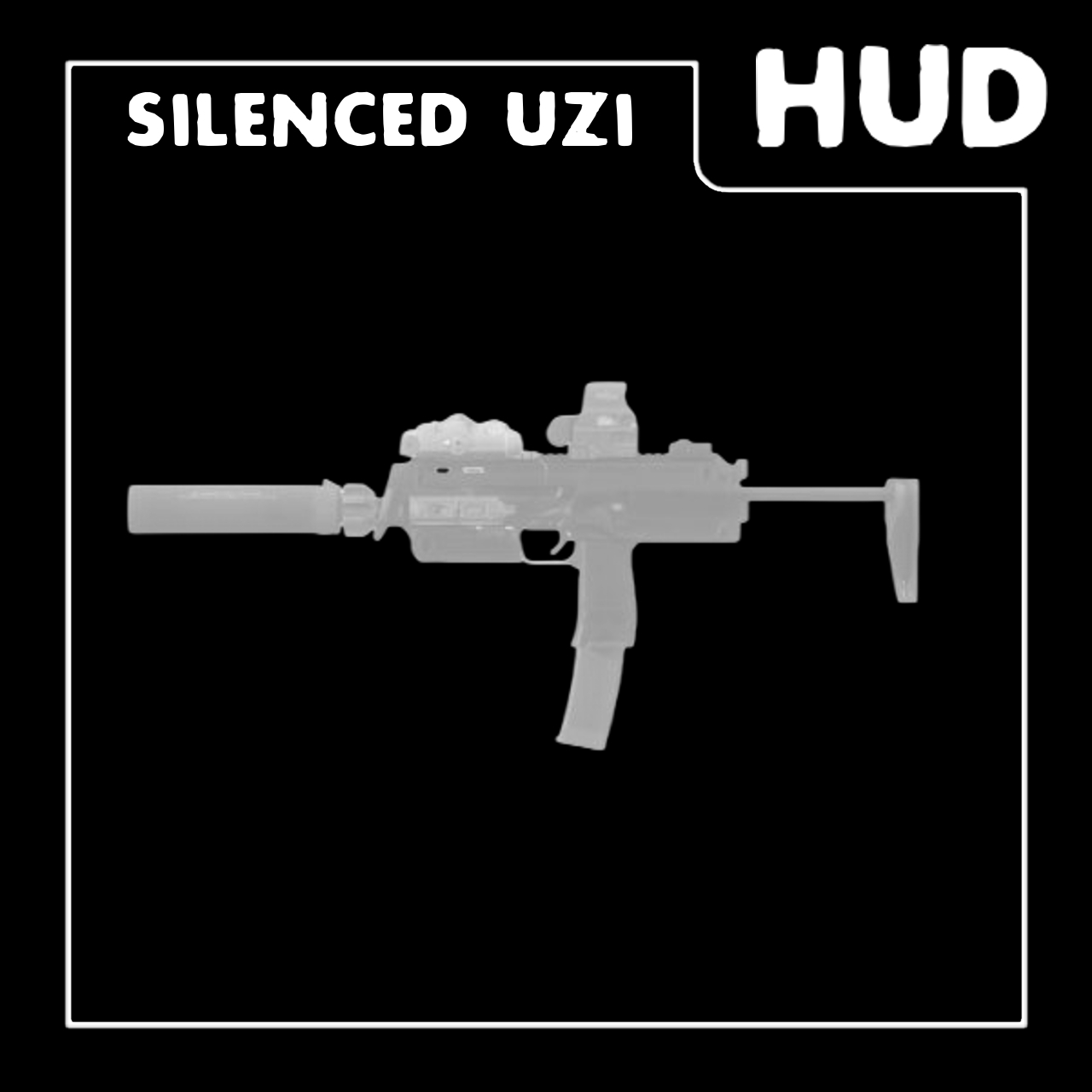 HUD Icon: Silenced Uzi [COD: MW MP7A1]