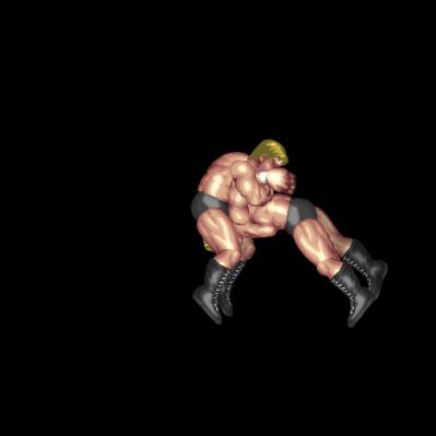 Double Arm Facebuster C