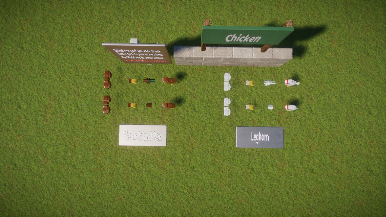 Posable Extras: Chickens