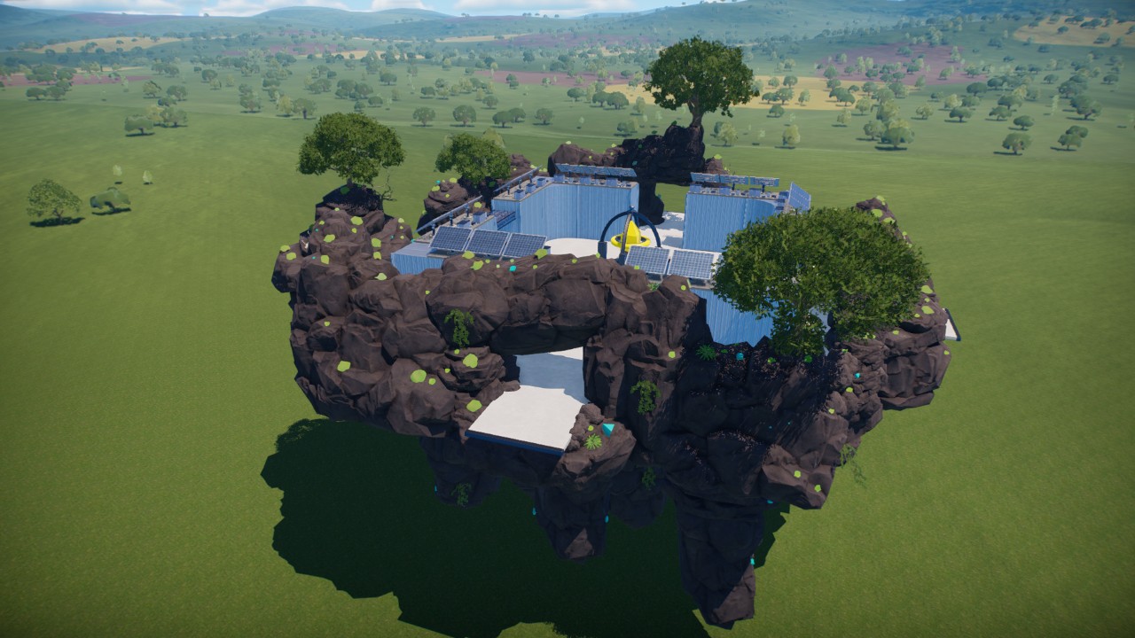 Floating island energy generation