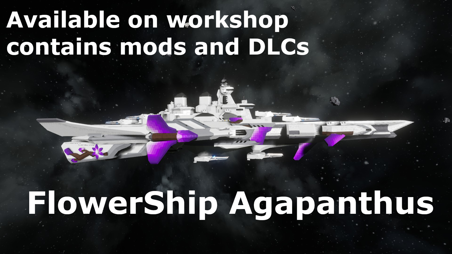 [Blueprint]FlowerShip Agapanthus preview