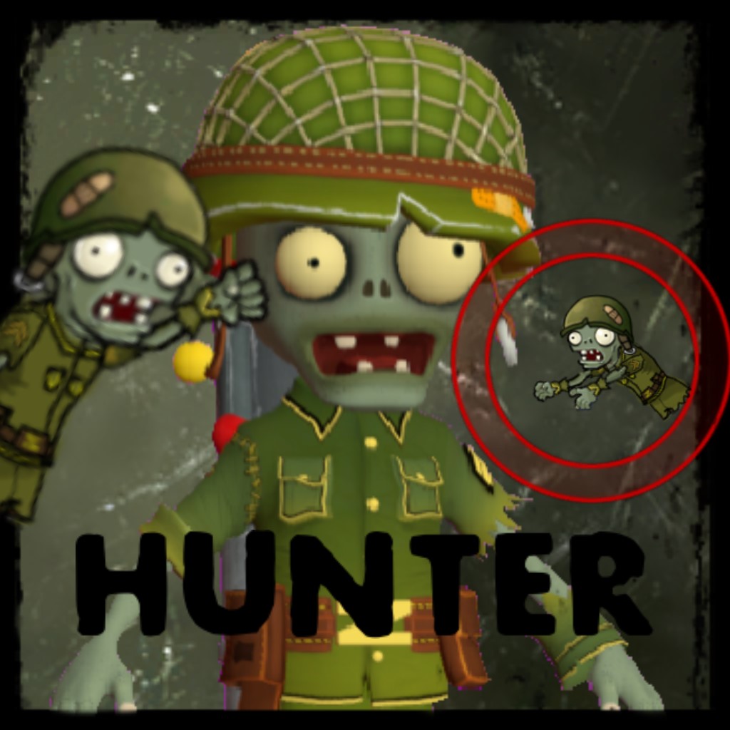 Hunter Foot Soldier PvZ Garden Warfare（HUD） preview