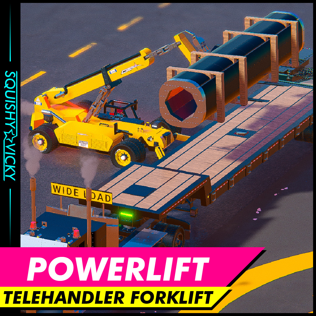 [SQUISHY] Powerlift - Telehandler Forklift