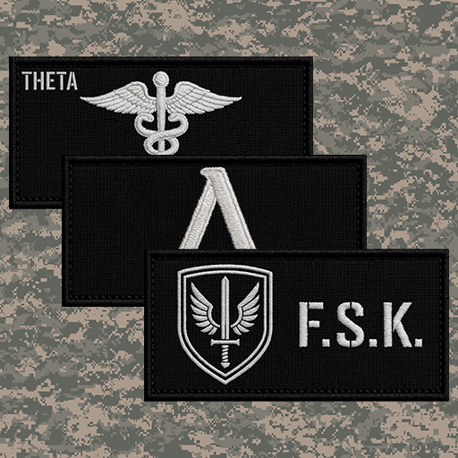 "Theta" Brigade, Falanga - Patches