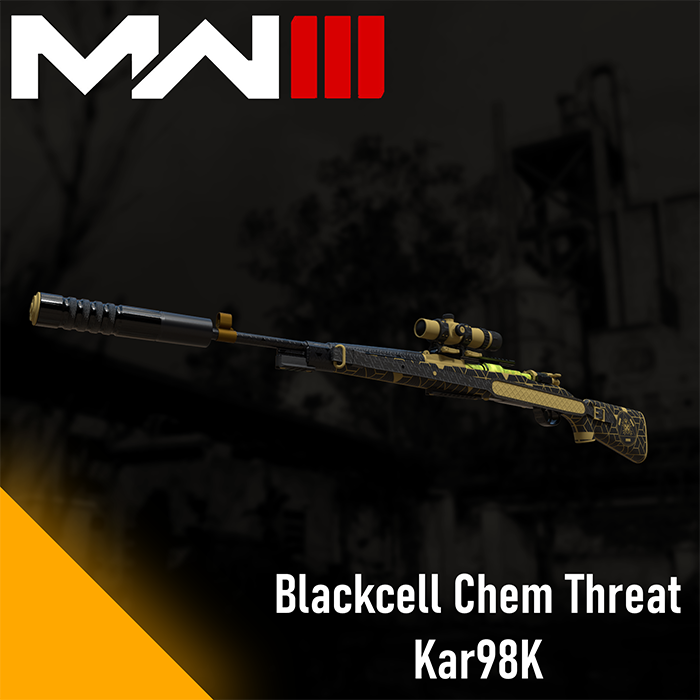 【MW Base】Blackcell Chem Threat Kar98k