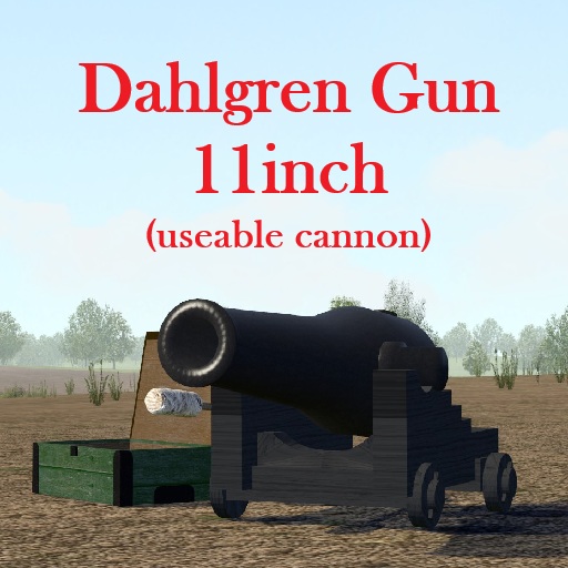 Dahlgren cannon - 11 Inch (functional)
