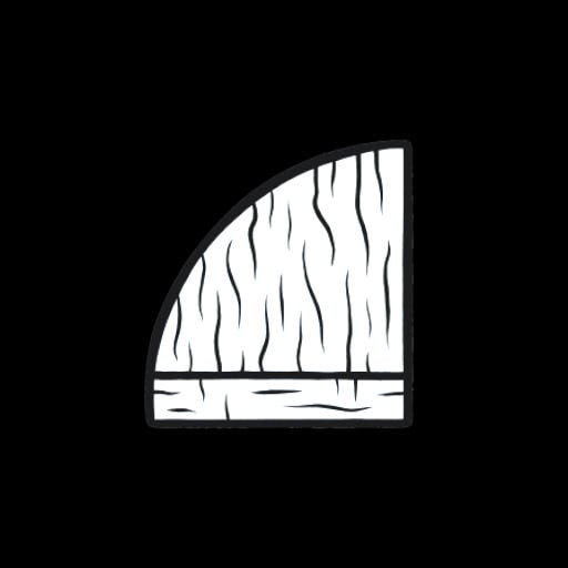 door wooden inverted