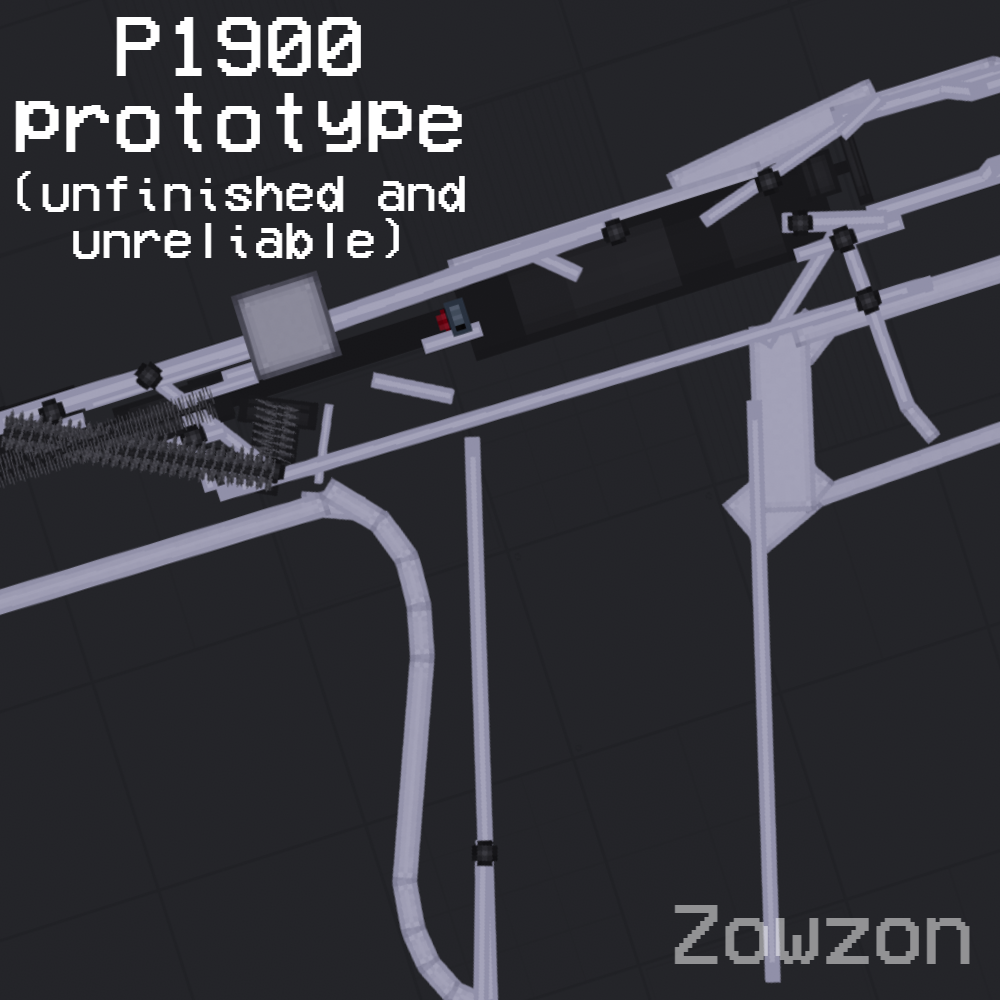 ZUBG P1900 prototype (UNFINISHED)