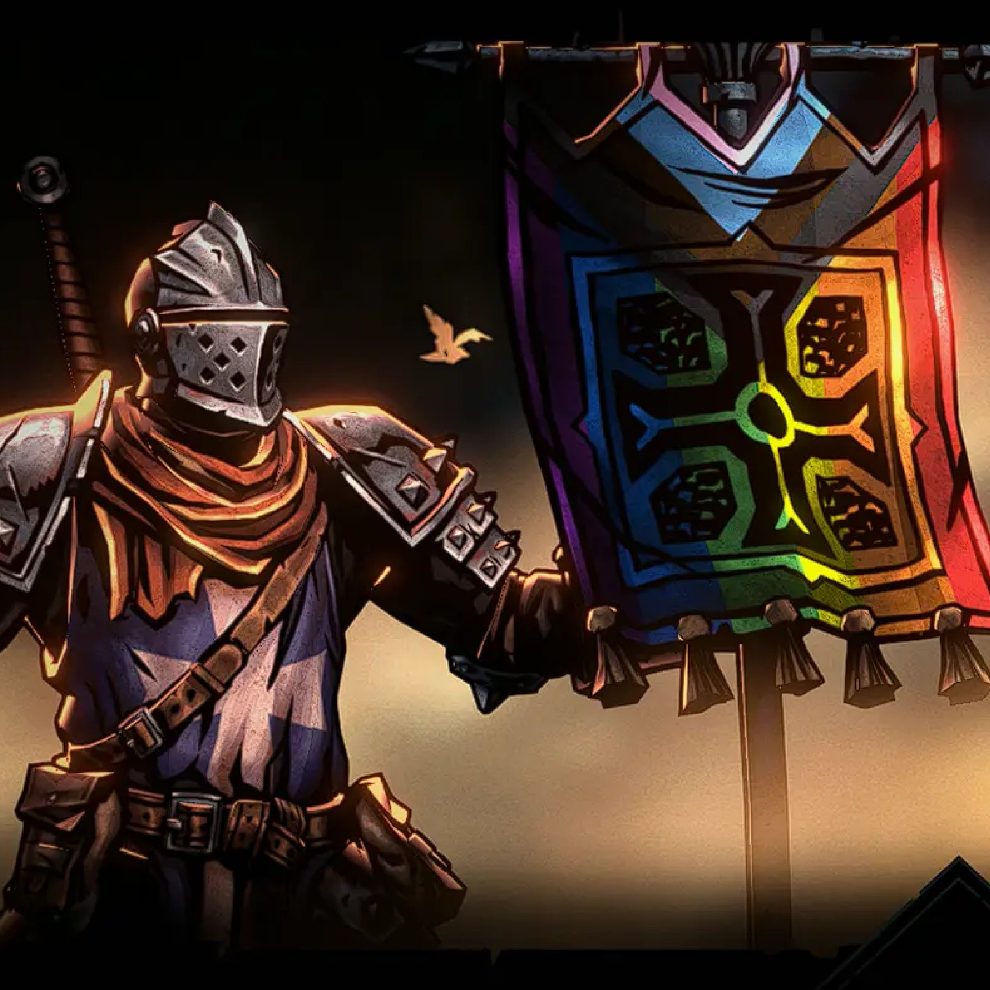 Crusader Progress Pride Banner
