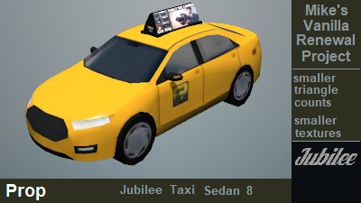 taxi jubilee sedan 8 prop