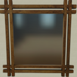 Handcrafted Wooden Frame Mirror